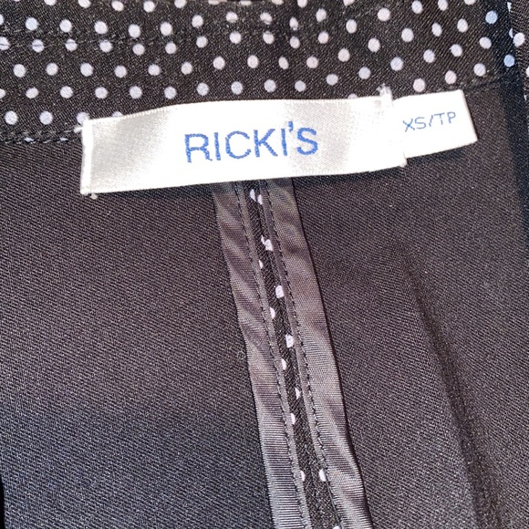 Ricki’s | Woman’s Polka Dot 3/4 Sleeve Blazer - Size XS - Picture 3 of 4